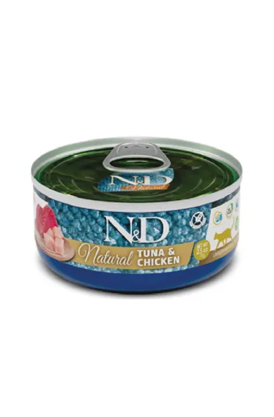 Farmina N&D Natural Tuna & Chicken Cat Wet Food 70g