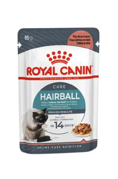 Royal Canin Wet Cat Hairball Care Gravy - 85 gr pouch