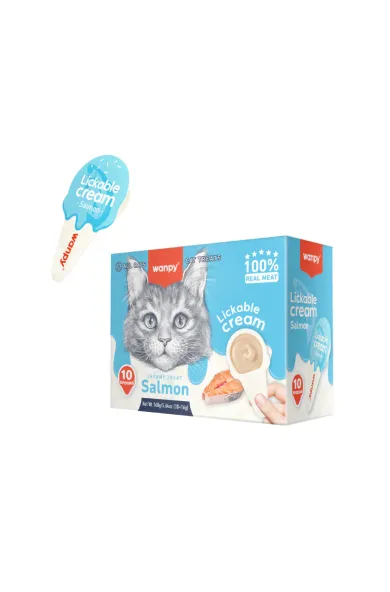 Wanpy Cat Lickable Cream Salmon 16g*32
