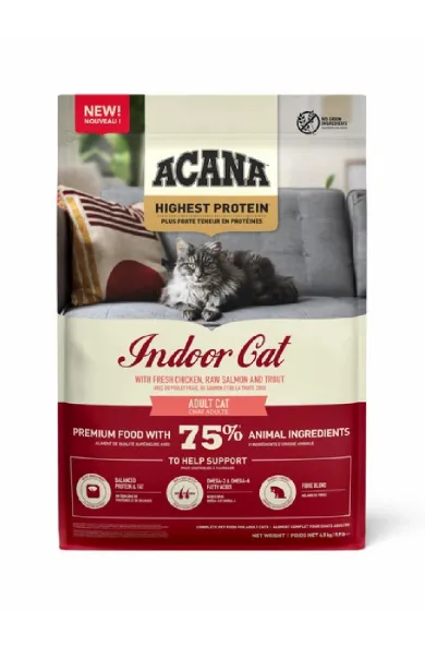 ACANA CAT INDOOR HIGHEST PROTEIN Chicken, Raw Salmon & Trout