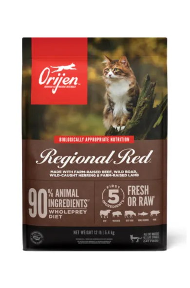 Orijen CAT Regional Red Beef & Whole Pilchard, Bison, Lamb- 1.8kg