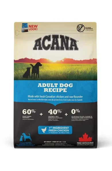 Acana Adult Dog Recipe Chicken & Raw Hake 2kg