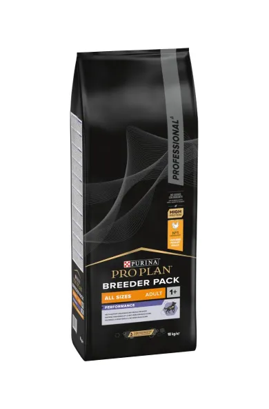 Purina Pro Plan Performance All Sizes Adult Dry Dog food with Chicken - 18kg