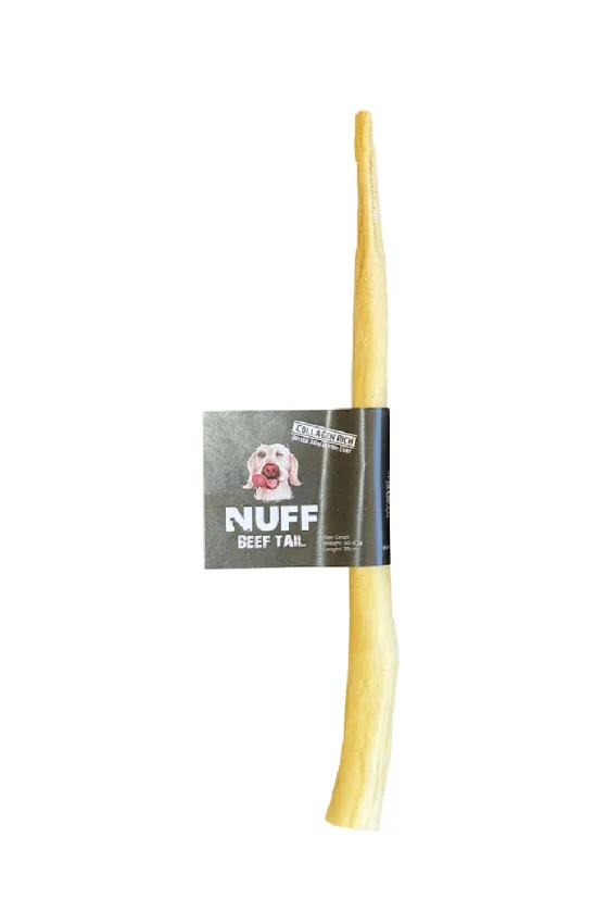 NUFF Beef Tail Dog Chew Small 30cm 40-60g
