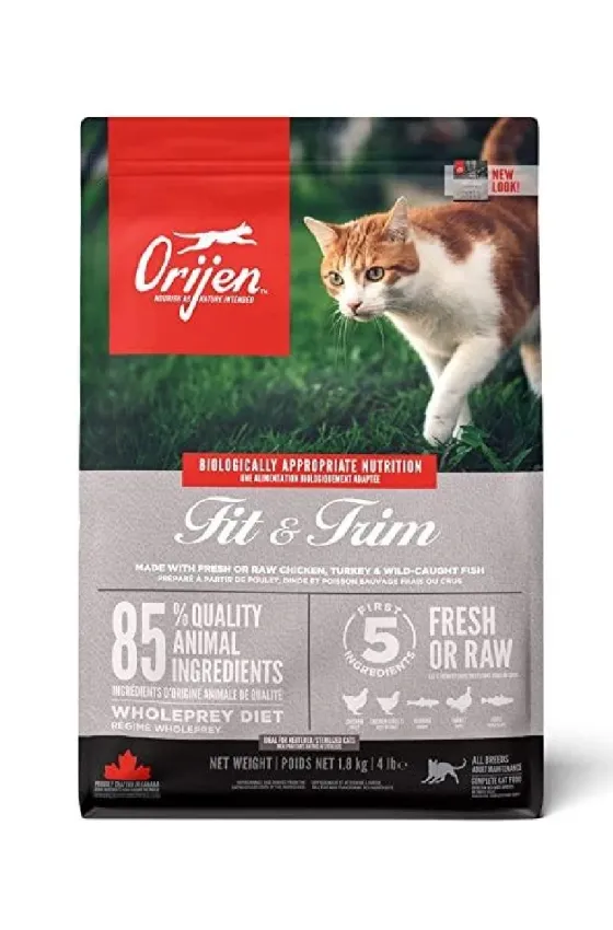 Orijen - Fit & Trim CHICKEN, WILD CAUGHT FISH & TURKEY - 1.8kg