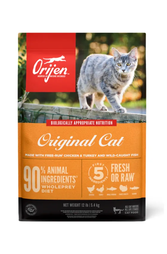 Orijen CAT Original Chicken, Turkey & Wild Caught Fish - 1.8kg