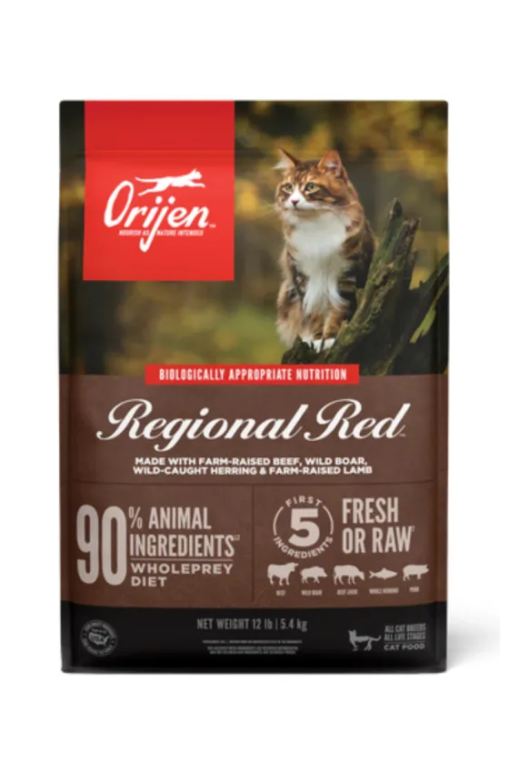 Orijen CAT Regional Red Beef & Whole Pilchard, Bison, Lamb- 340g