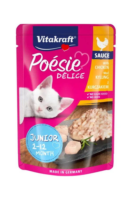 VITAKRAFT POESIE DELI SAUCE CHICKEN JUNIOR